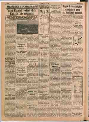    MEMLEKET a ie eml Bayar Dolmabahçada TEMMUZ - 1950 - SALI cisimler 6fsane Yeni Denizli valisi Hıfzı vatandaşlarla geniş ile