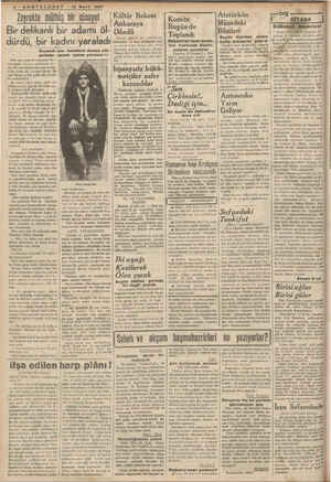  (2-SONTELGRAF —15 Mart 1937 leyrekte müthiş bir Ginayet Bir delikanlı bir adamı öl- dürdü, bir kadını yaraladı:ss tü kume'ı