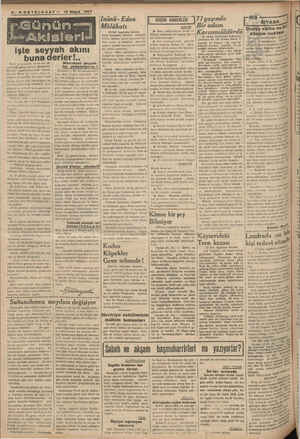    ONTEL —Akisleri B — eai GRAF — 13 Mayıs 1927 Isşte seyyah akını j bunayderler!.. Bizde propaganda usulü san de- recelerde