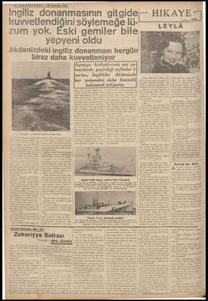  4—SONTELGRAF — 10 Temmuz 1937 Ingiliz donanmasının gitgide— HIKAY kuvvetlendiğini söylemeğe lü- zum yok. Eski gemiler bile