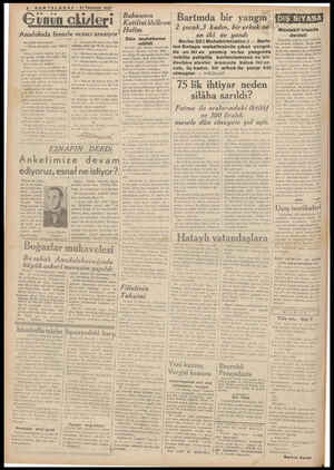  2- SONTELGR£ TELGRAF - 21 Temmuz 1937 GU"U" ökirleri Zeesrn . Bartında bir yangın HERMZSİ Katilini öldüren ; Halım 2 çocuk,3