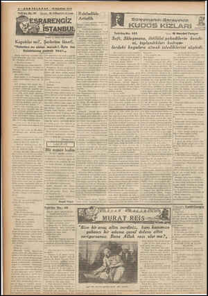  A-8SONTELGR AFP — 19 Ağustos 19237 Tofrika No:50 — Yazan: M. Süleyman Çopan Kopuklar mı?.. Şerlerine lânet!.. “Rahatsız mı