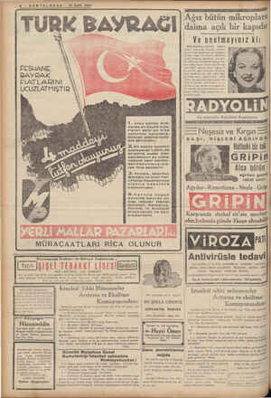    21 Eylül 19387 SONTELGRAFP -— FESHANE, BAYRAK FİATLARINI UCUZLATMIŞTIR 1. Arzu edilen miık- darda en büyük sipa- rişleri