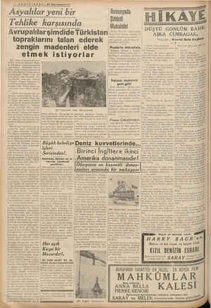    p | Ç —SONTETCRAF—- 28 İkinciteşrin 937 0 S 7 - ÂAsyalılar yeni bir Tehlike karşısında Avrupalılar şimdide Türkistan...