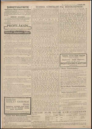    ŞİRKETiİHAYRiYE Hissedarları Heyeti Umumiyesi İçtimaı Hissedarlar Umumi heyeti 1938 senesi Martının yirmi birinci Pazar-
