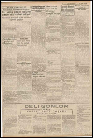  3 - SONTELOGRA" — 5 Marl 1928 —— 00 a ———0 ( ŞEHİR HABERLERİ | | Hem kacası xKâ“Slnl düvmey' a arfiya jitemadiyen çoğalıyor