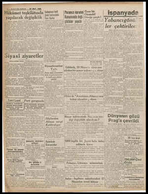  SONTELORA 830 Mart 1938 Hükümet teşkilâtında| Sutyların terfi —| Paramızı koruma| Gene bir İspanyad a Şekli hakkındaki mobil