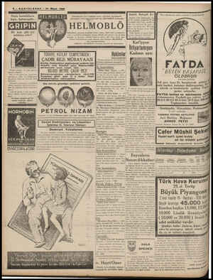  8- SONTELORAP — 24 Mayıs 1938 O BKKT | Nezle hastalıkların kara - habercisidir. - Bir kale gibi sizi müdafaa eder! Gripin ni