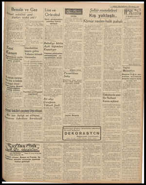  SON TELGRAF—27 Ağustos 1938 ALK HALK ©e/ Sekhir meseleleri e Toz Benzin ve Gaz I örds e ](l'Slld vekâleti 1 yeni Jfiatları