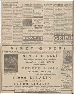  6—SON Poinüya, Macar taleble- rinin kabulünü istiyor (1 inei sahifeden devam) tamamile kesilmesini islemekte - dir. Bundan