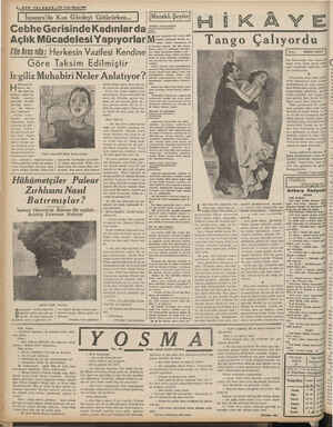    4—8SON TELGRAF—İG 2 inci Künun 1929 | İspanya'da Kan Gövdeyi Götürürken... | Cebhe Gerisinde Kadınlar da Açlık Mücadelesi