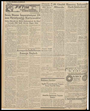  SBON TELGRAF — 17 AĞUSTOS 1939 İSTANBUL VE BİZANS No. 69 KAPIL!/NJND Â ;f'w SARAYLARINDA" M, SAMİ KARAYI | Almanyada 40 |...