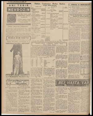  Türkiye Cumhuriyet Merkez Bankası | 2 Mart 1940 Vaziyeti | AKTiF PASiF Üre Ve KASA: Küra — Bermaye 15:000:000;— Mütan: Safi