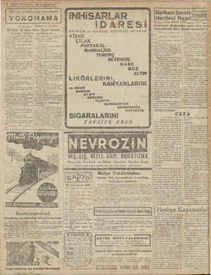       İngilizlere pa.im'ak ısırtan Japon casusu YOKOHAMA a No. 78 İSKENDER F. SERTELLİ Türkçeye çeviren : Bir taksi ile biraz