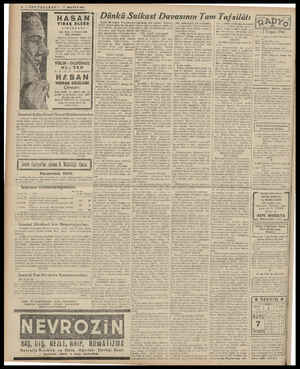  -SON TELGRAF— 7 MAaYISIMI HASANİ Dü TF Çok itina ve fedakârlıkia inal edilmiştir. TÜLİP - OLDÖROZ .KLUVER H R S AN TIRNAK...
