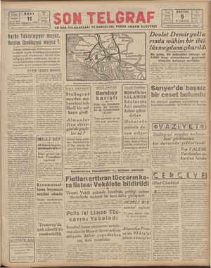 Son Telgraf Gazetesi 11 Ağustos 1942 kapağı