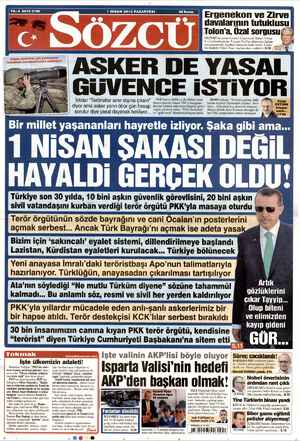  il a 1 NİSAN 2013 PAZARTESİ ii Ergenekon ve Zirve davalarının tutuklusu Tolon” a, Özal SOrgusuğ. SİLİVRİ'de y İktidar...