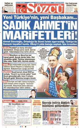  Sultan ve KE ETALi 23 AĞUSTOS 2014 CUMARTES! Hafta sonu 75 kuruş JE .ŞIY Sadrazam sadrazam, EEE Mimet Paşa Yeni Türkiye'nin,