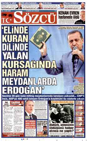        ELEK ELİN .ATATÜRKÇÜ ve cumhuriyetçi Fener bahçe'ye “Dur”, yeni Türkiye'nin simge. si TÜRGEV'e “geç”... Tek nedeni var