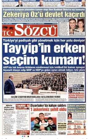    AKP koalisyon ortağı aramıyor, düşen “BU savcılar kaçacak” dediği için, dava Sss “Şİ | | SEÇİMDEN bu yana iki ayı aşkın bir