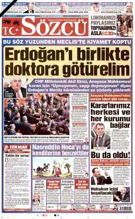      HUKUK cübbesi giydirmeyin dedik şu- (1 & || | ASRIN Iiderimiz yüksek yargı karan fi Pa “GEREK muhterem ve eşsiz dünya...