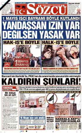      YIL: 10 SAYI: 3597 kçek geldi, An- ksizleşti, Atatürk'ün Pde Atatürk'ü silmeye ladılar. Çoktandır nkara'da Ankara'yı...