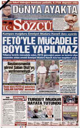    YIL: 11 SAYI: 3722 4 EYLÜL 2017 PAZARTESİ AYLARDIR yaptığı uzun menzilli füze denemeleriyle — ge " ? sy gerc Kzeykall GR,