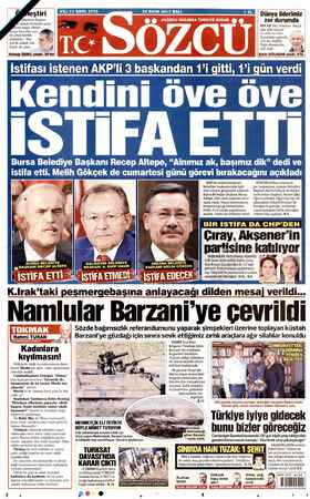     P alakalı özeleştiri yaptı, sim başta olma iş yönlendirildi, | aldatıldık.” Bal yoz'la alakalı öze- leştiri de yaptı...