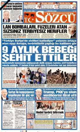         Beraber yürüdük 12019... Trump dümdüz söyle- “we. di. “PKK bizimle birlikte çalış- | tı, silah ve para verdik” dedi. i