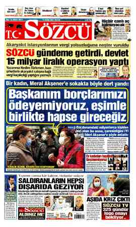 Sözcü sayfa 1