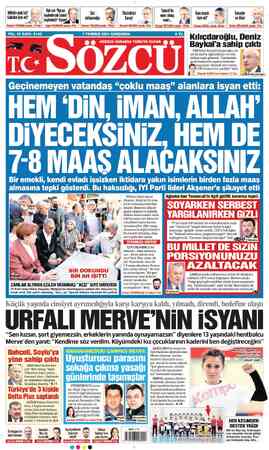  TT İ Bak sen "Burayı Bi | Milletin malı ha? —— İçlamlı Sizi B Tün erm B kaybedersek İslam'ı B Sahiden öyle mi? g —|...