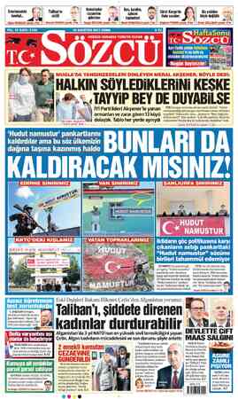  Evlerimizdeki Talban'ın — çe l tazanine — gi ai " Sürat Kargo'da Biz eskiden --| bombal!.. sicili! î.. ; giderken hi...