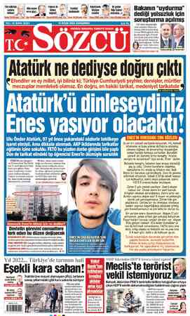  Türk milletinin W Tekmeci ile “ — | Kabristanda î Bir gazinin l 55 zamlarla k,'ğ x:g?gğe hünkar — 7< , taş(îl==|lir B !...
