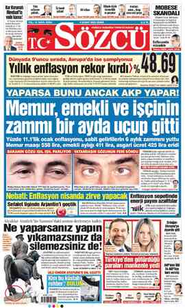  Yıllık T ğ | patladı!.. | 4 vade kaosu! Uğur DÜNDAR yazdı. 4'te || Necati DOĞRU yauıı.’a'te Soner YALÇIN yazdı. 10'da Bölgede