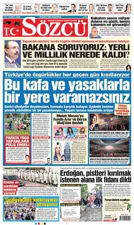 Sözcü sayfa 1