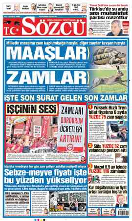 Sözcü sayfa 1