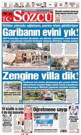 Sözcü sayfa 1