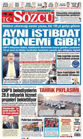 Sözcü sayfa 1