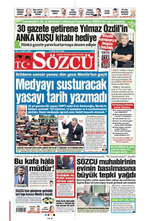  New York'ta / * e ” İmkansızı mümkün dün yediğin kılmak!.. hurma! : Uğur DÜNDAR yazdı. 4'te | | Necati DOĞRU yazdı. 2'de...