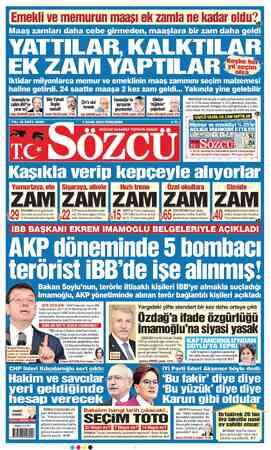  'Emekli ve memurun maaşı ek zamla ne kadar oldu? | İmamoğlu'na Dün Yahudi (, Çin'e akıl l İmamoğlu'nu î | — Gökten -...