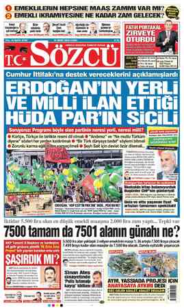  EMEKLİLERİN HEPSİNE —Z — EMEKLİi İKRAMİYESİNE NE KADAR ZAM GELEGEK"/ oism 4 Kemal S Bizim — #” Şimşek'ibirak! /X |...