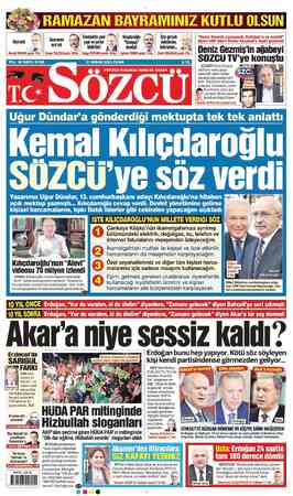 Sözcü sayfa 1
