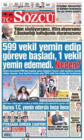 Sözcü sayfa 1