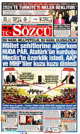  Ünlü astrolog ve yazar ) 2024'TE TÜR © AKP için İstanbul neden önem- Salgın riski var mı? Ocakta han- 2024'te küresel ekonomi