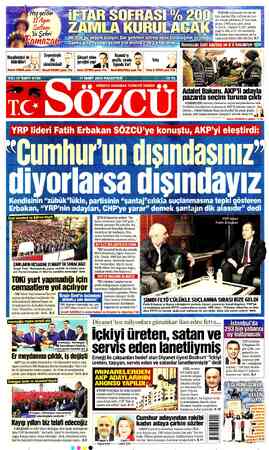 Sözcü sayfa 1