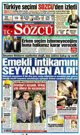 Sözcü sayfa 1