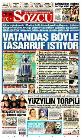 Sözcü sayfa 1