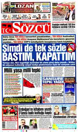 Sözcü sayfa 1
