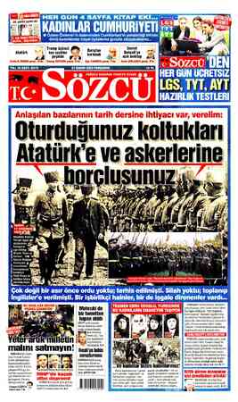 Sözcü sayfa 1