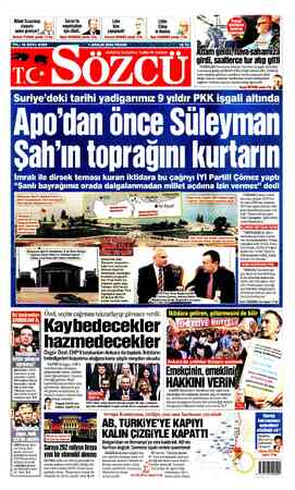 Sözcü sayfa 1